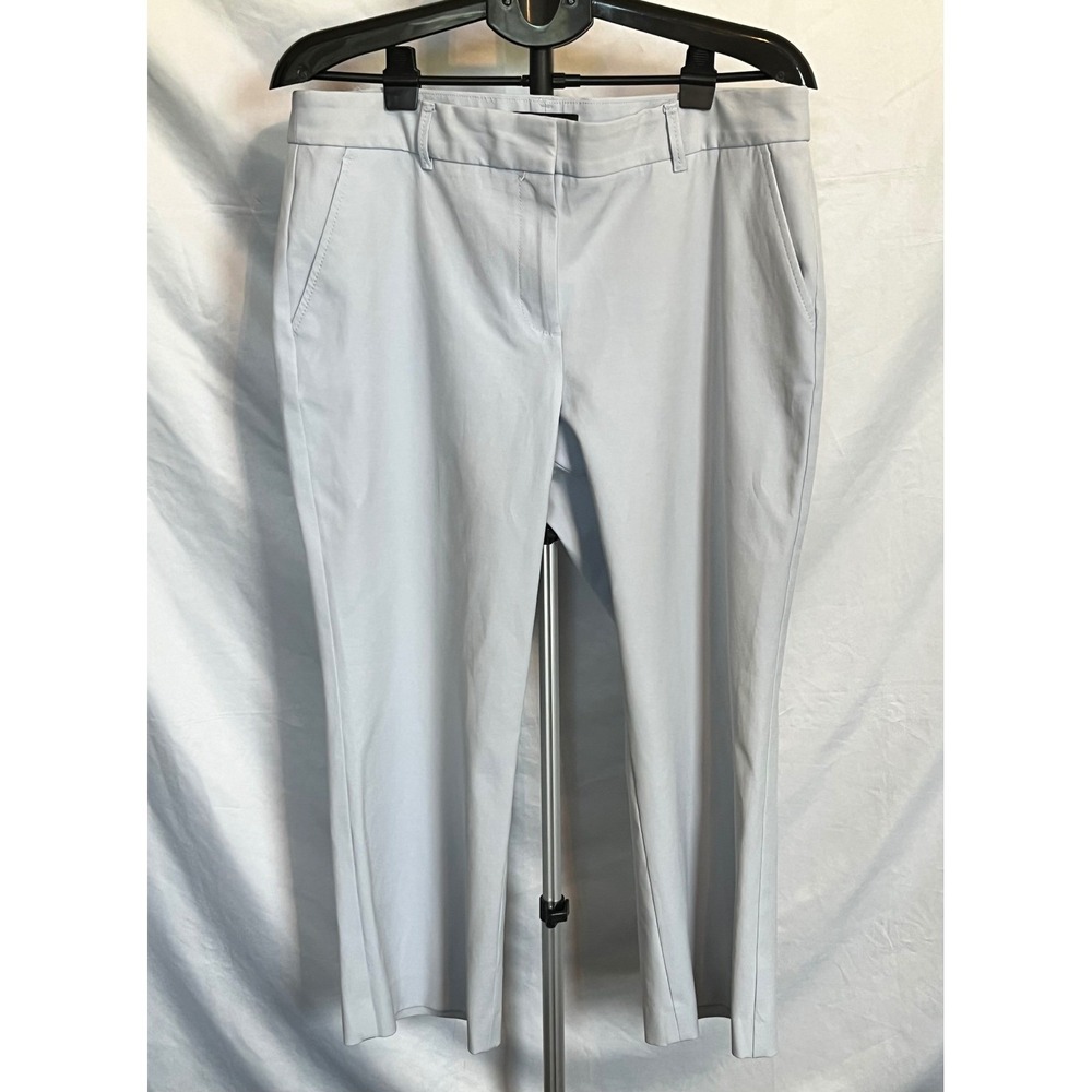 Talbots Women's Size 14‎ Morning Glory Blue Cropped Pants Career Casual